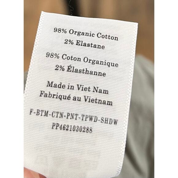 EVERLANE The Easy Pant Straight Leg Chino in Pewter Green S - Picture 5 of 6